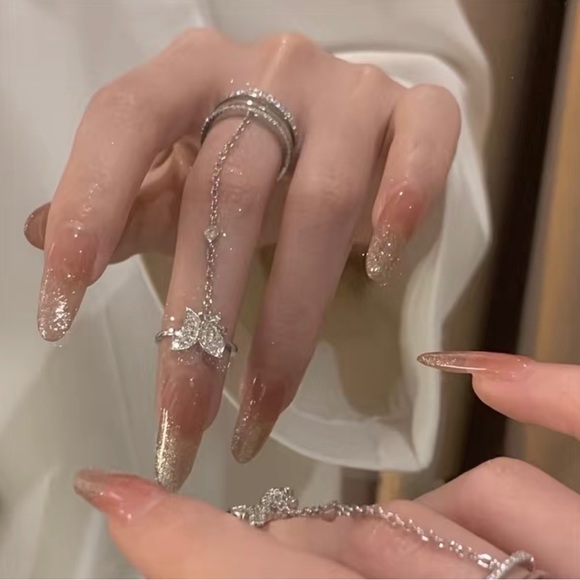 Chain Open Ring - Picture 2 of 6